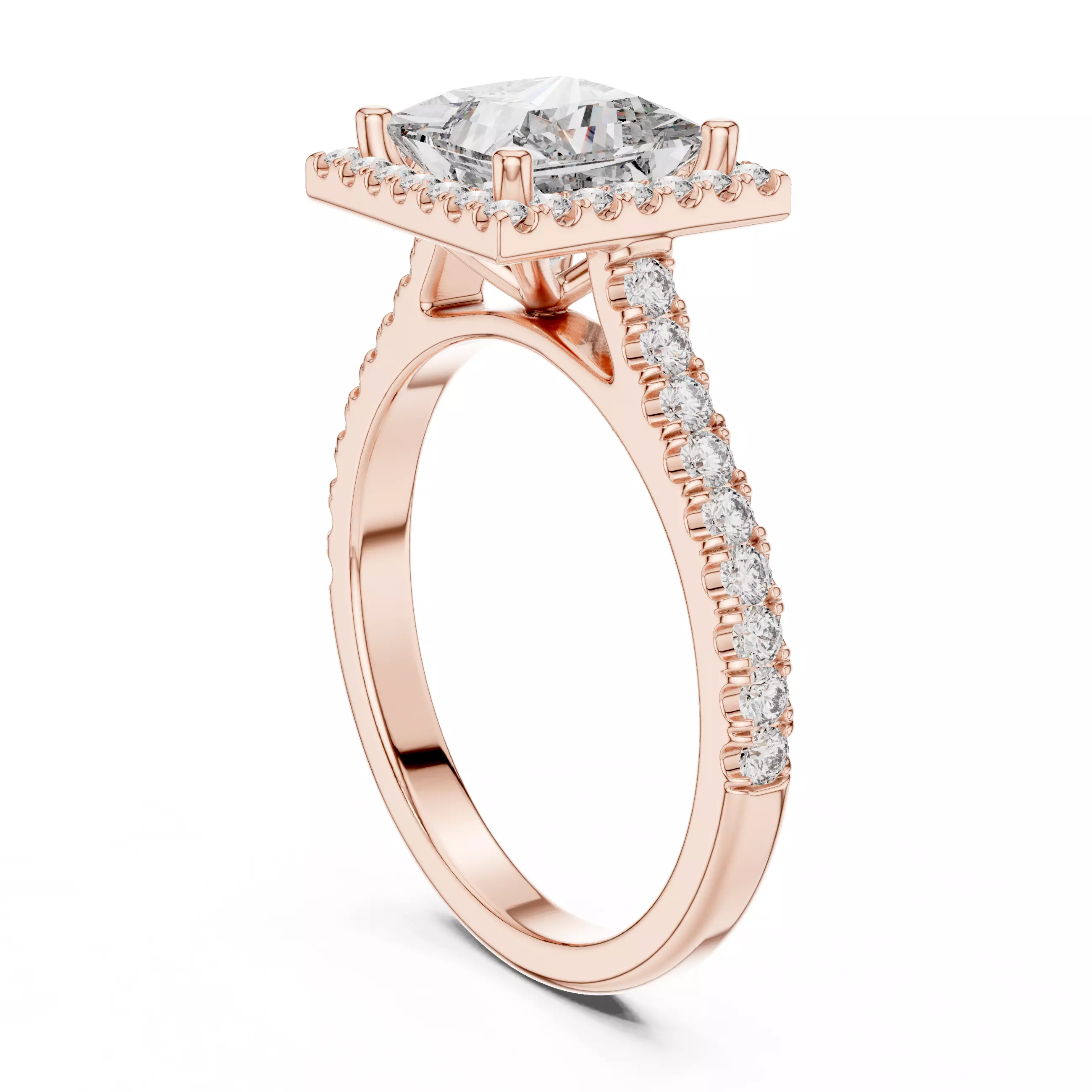 Solitaire Ring 3dm stl renders animation videos details 3D print model_3