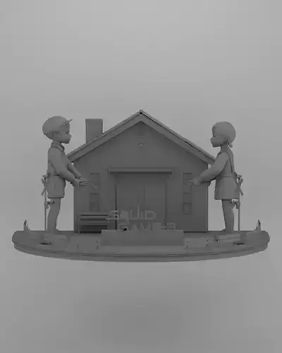 Publicidad  Squid Game - Jump Rope Diorama