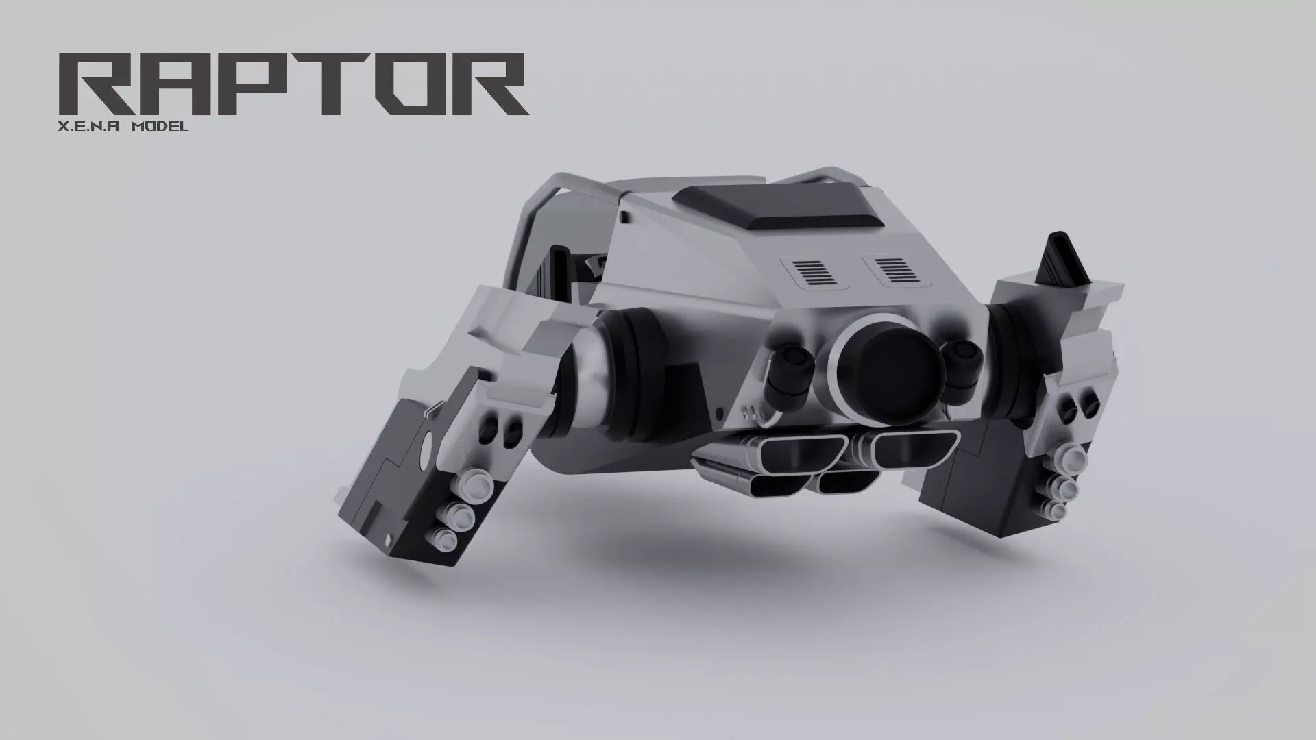 Space Ship Sci-Fi 3D model_4