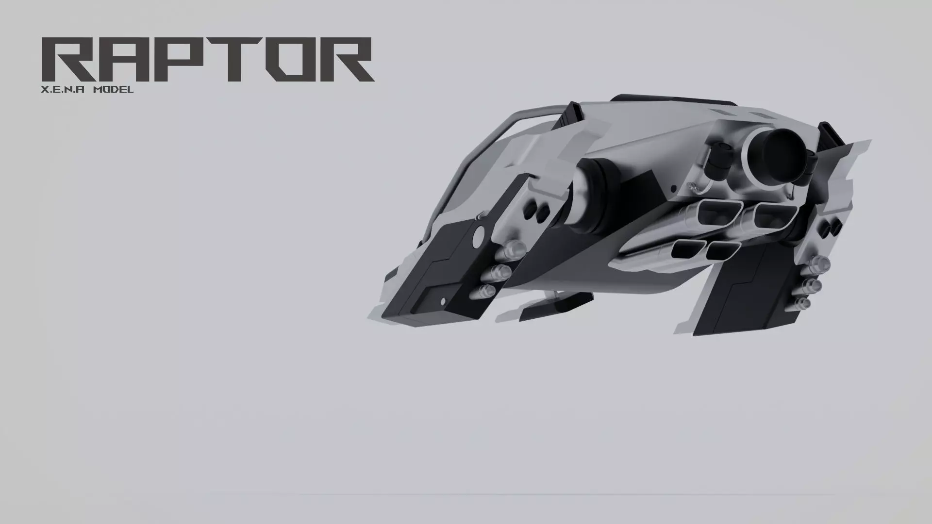 Space Ship Sci-Fi 3D model_3