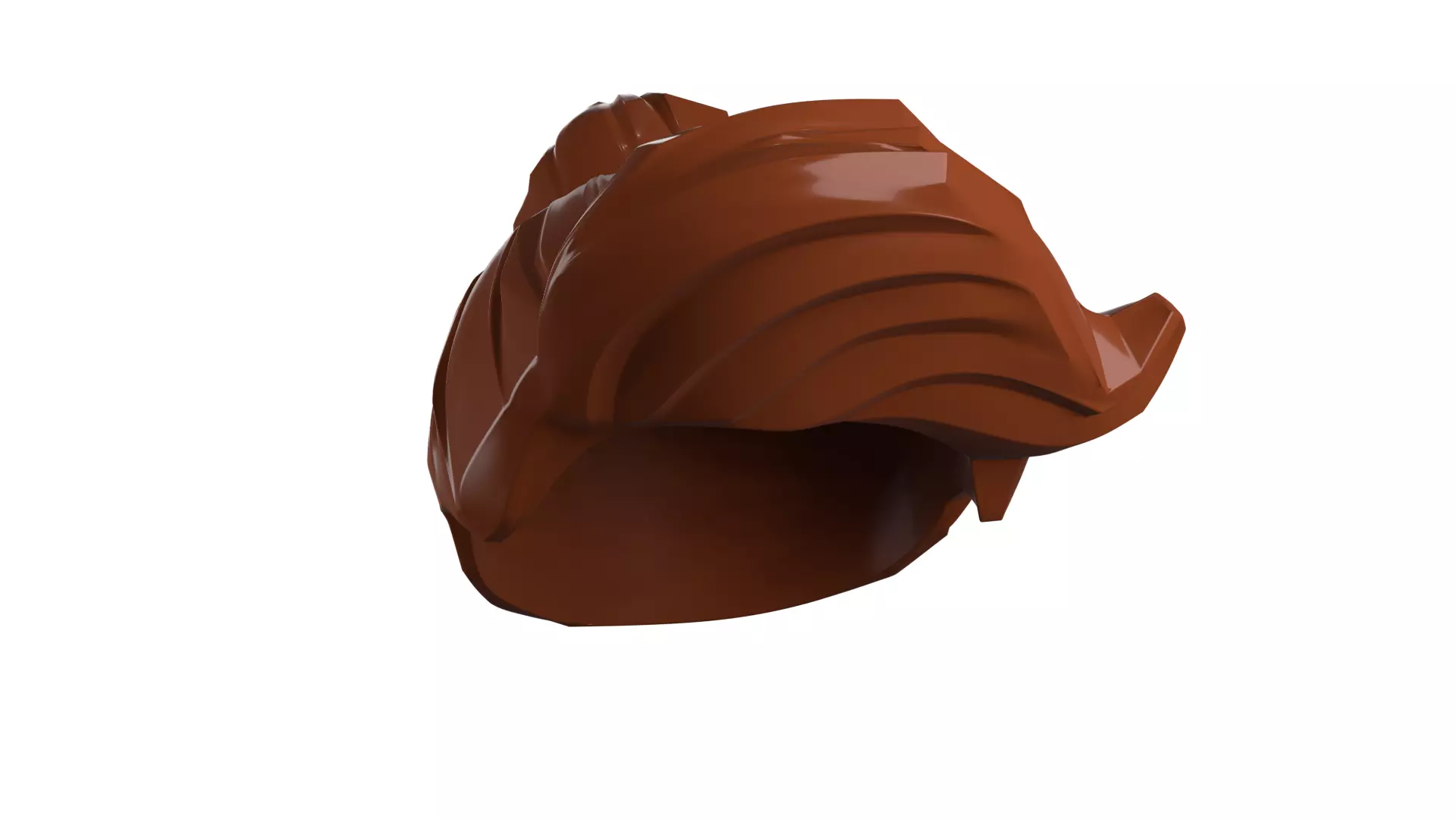 Custom3Dprint Minifigure Accessory - Minifigure Hair S2 - 012 3D print model_4