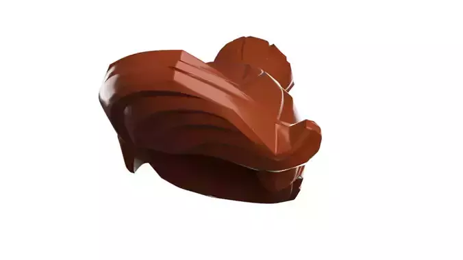 Custom3Dprint Minifigure Accessory - Minifigure Hair S2 - 012