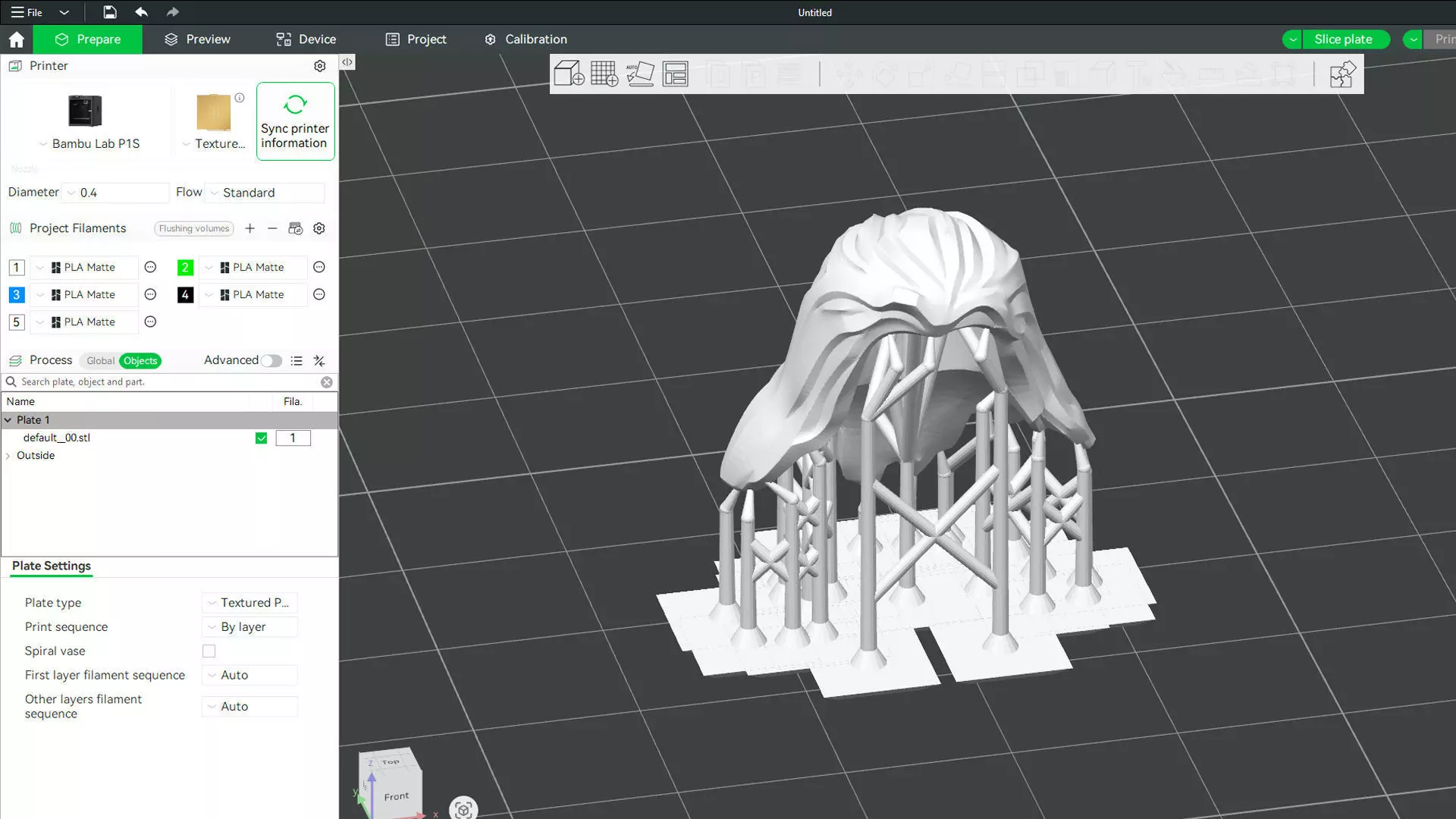 Custom3Dprint Minifigure Accessory - Minifigure Hair S2 - 016 3D print model_3