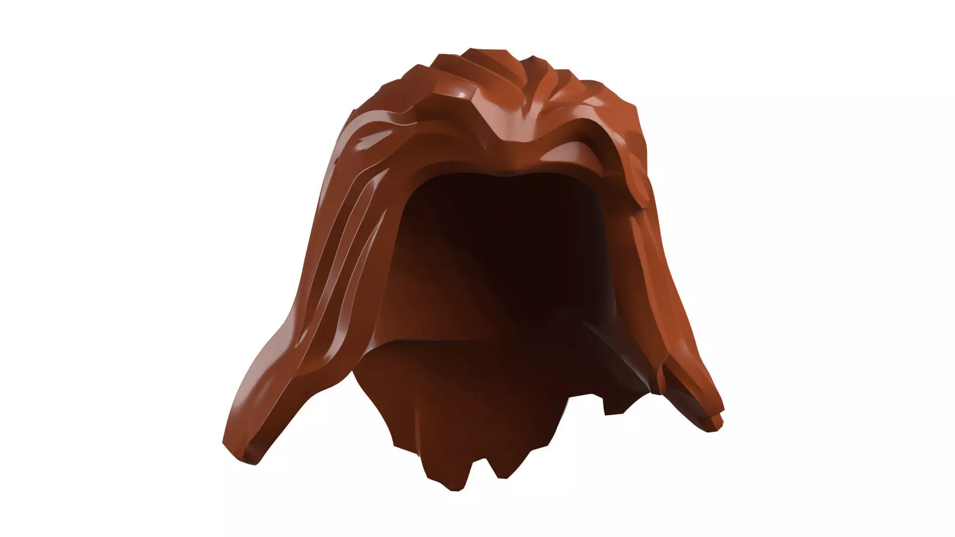 Custom3Dprint Minifigure Accessory - Minifigure Hair S2 - 016 3D print model_0