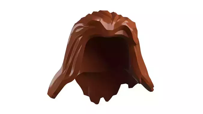 Custom3Dprint Minifigure Accessory - Minifigure Hair S2 - 016