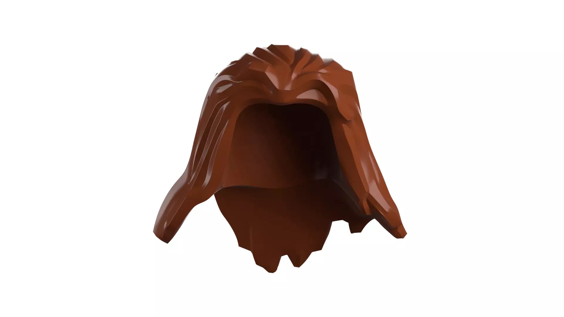 Custom3Dprint Minifigure Accessory - Minifigure Hair S2 - 016 3D print model_4