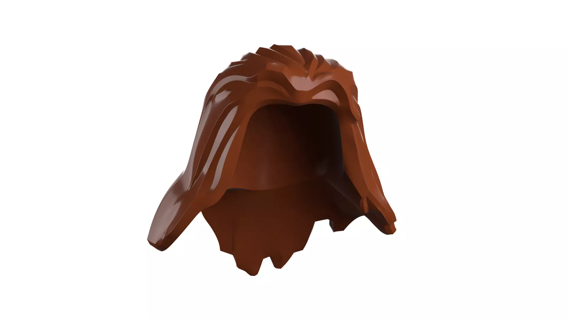 Custom3Dprint Minifigure Accessory - Minifigure Hair S2 - 016 3D print model_7