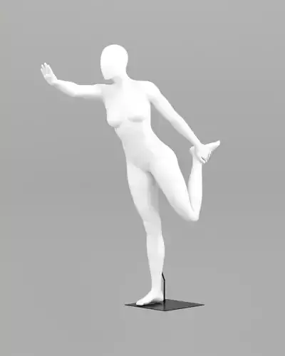Female mannequin - Stretching pose