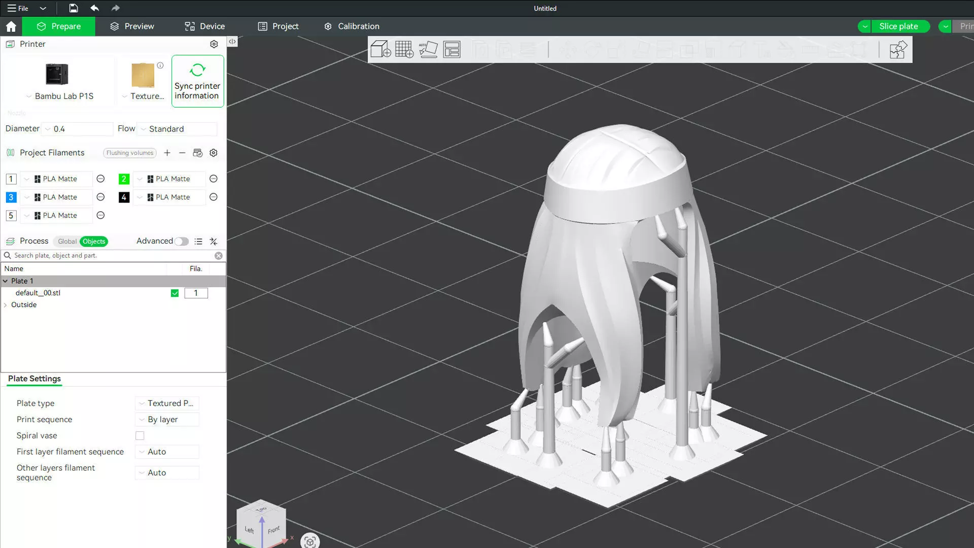 Custom3Dprint Minifigure Accessory - Minifigure Hair S2 - 018 3D print model_3