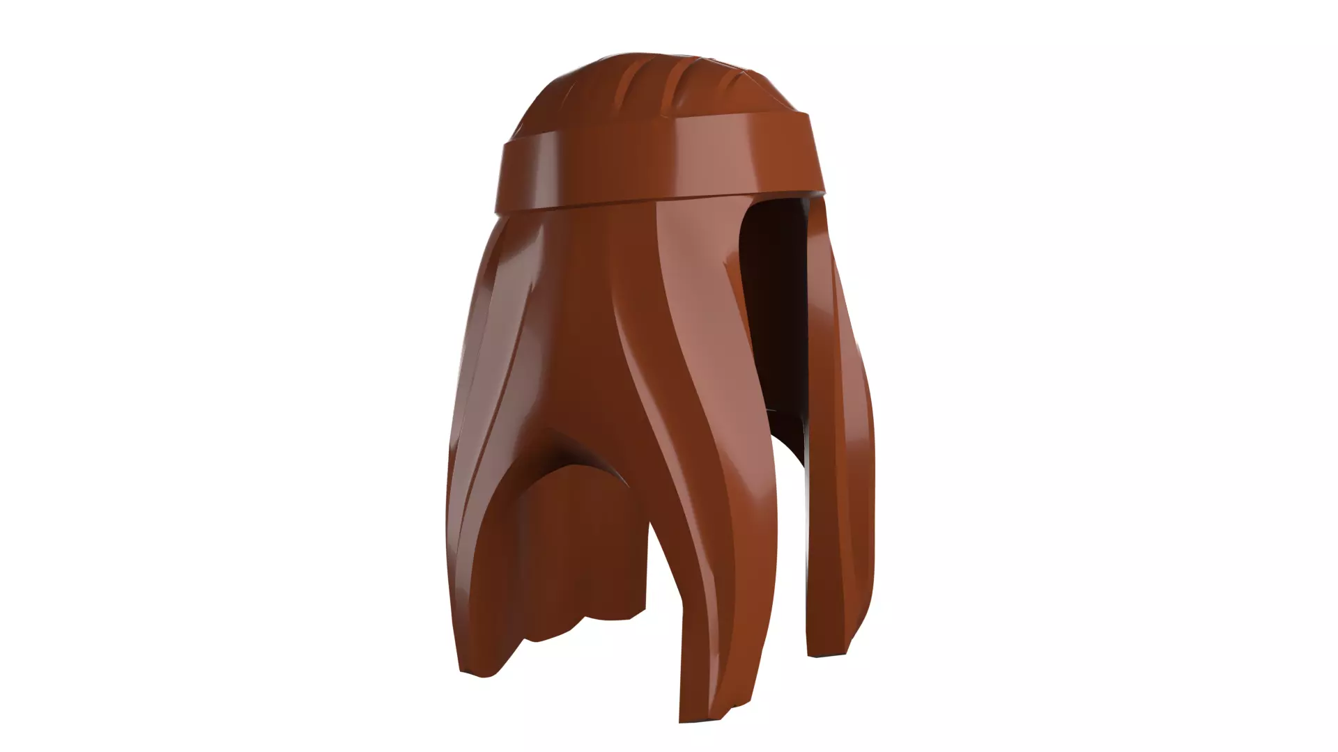 Custom3Dprint Minifigure Accessory - Minifigure Hair S2 - 018 3D print model_5