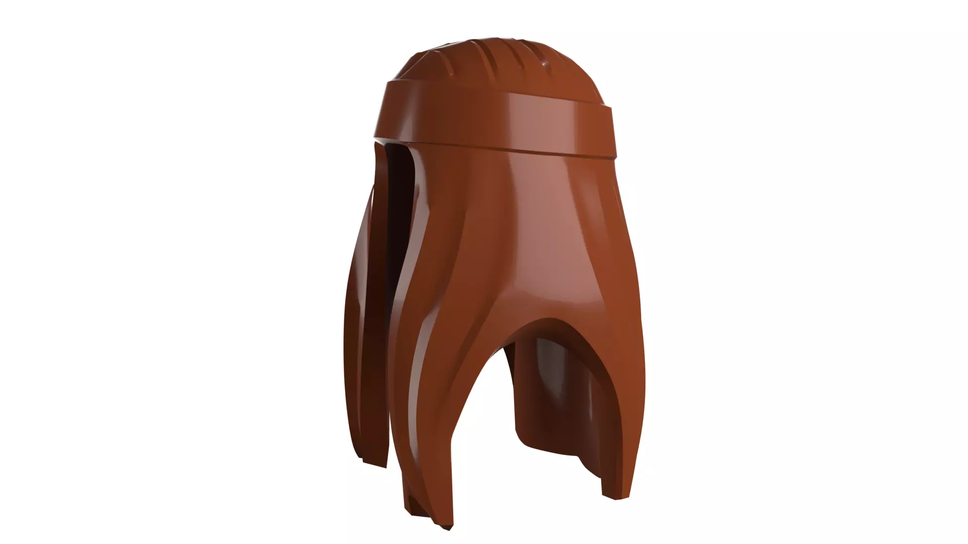 Custom3Dprint Minifigure Accessory - Minifigure Hair S2 - 018 3D print model_10