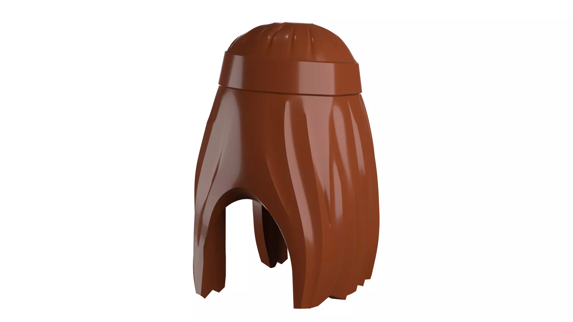 Custom3Dprint Minifigure Accessory - Minifigure Hair S2 - 018 3D print model_8