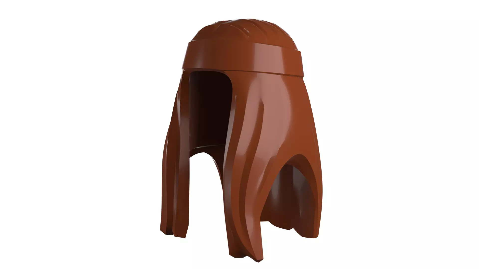 Custom3Dprint Minifigure Accessory - Minifigure Hair S2 - 018 3D print model_13