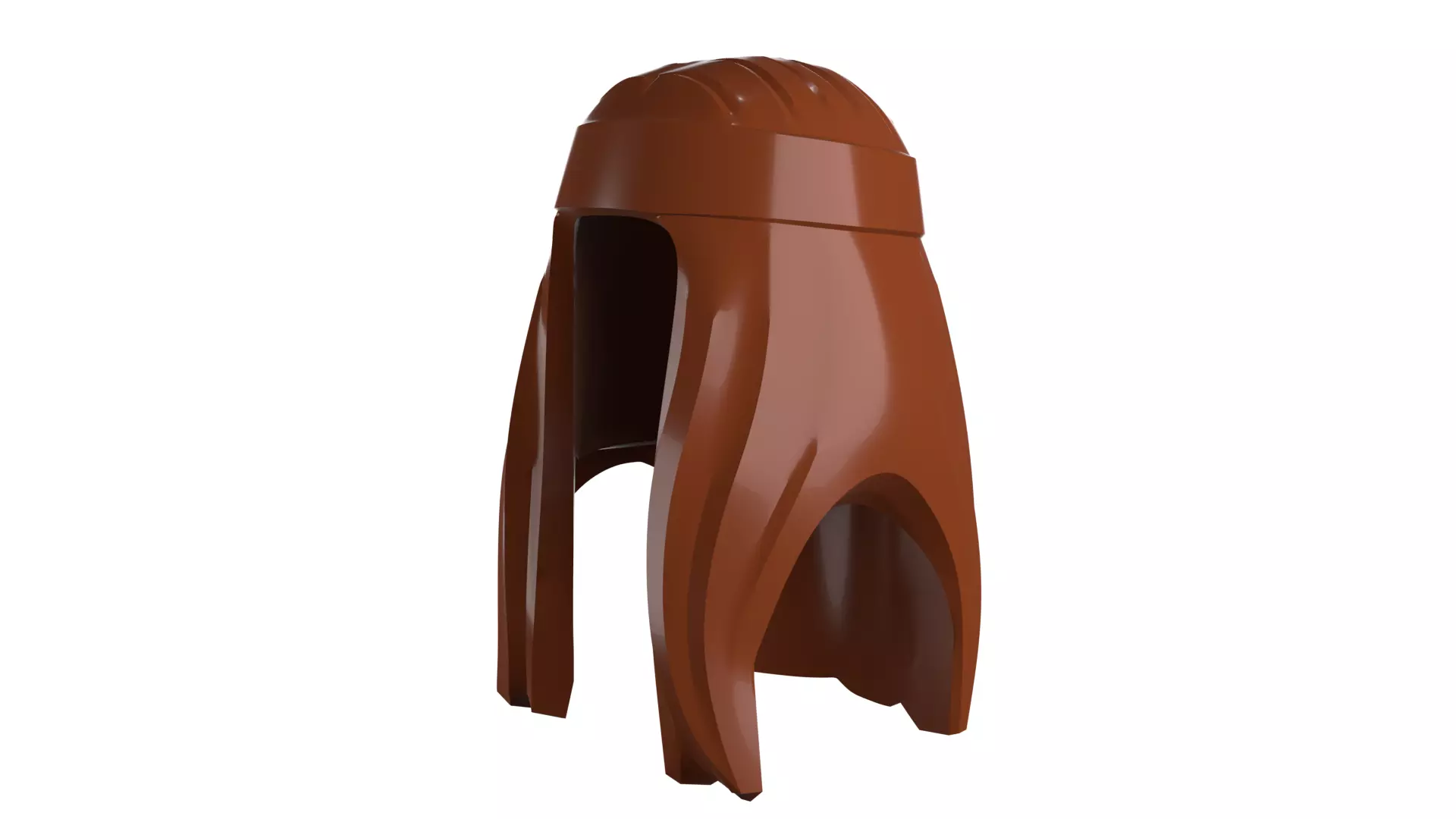 Custom3Dprint Minifigure Accessory - Minifigure Hair S2 - 018 3D print model_17