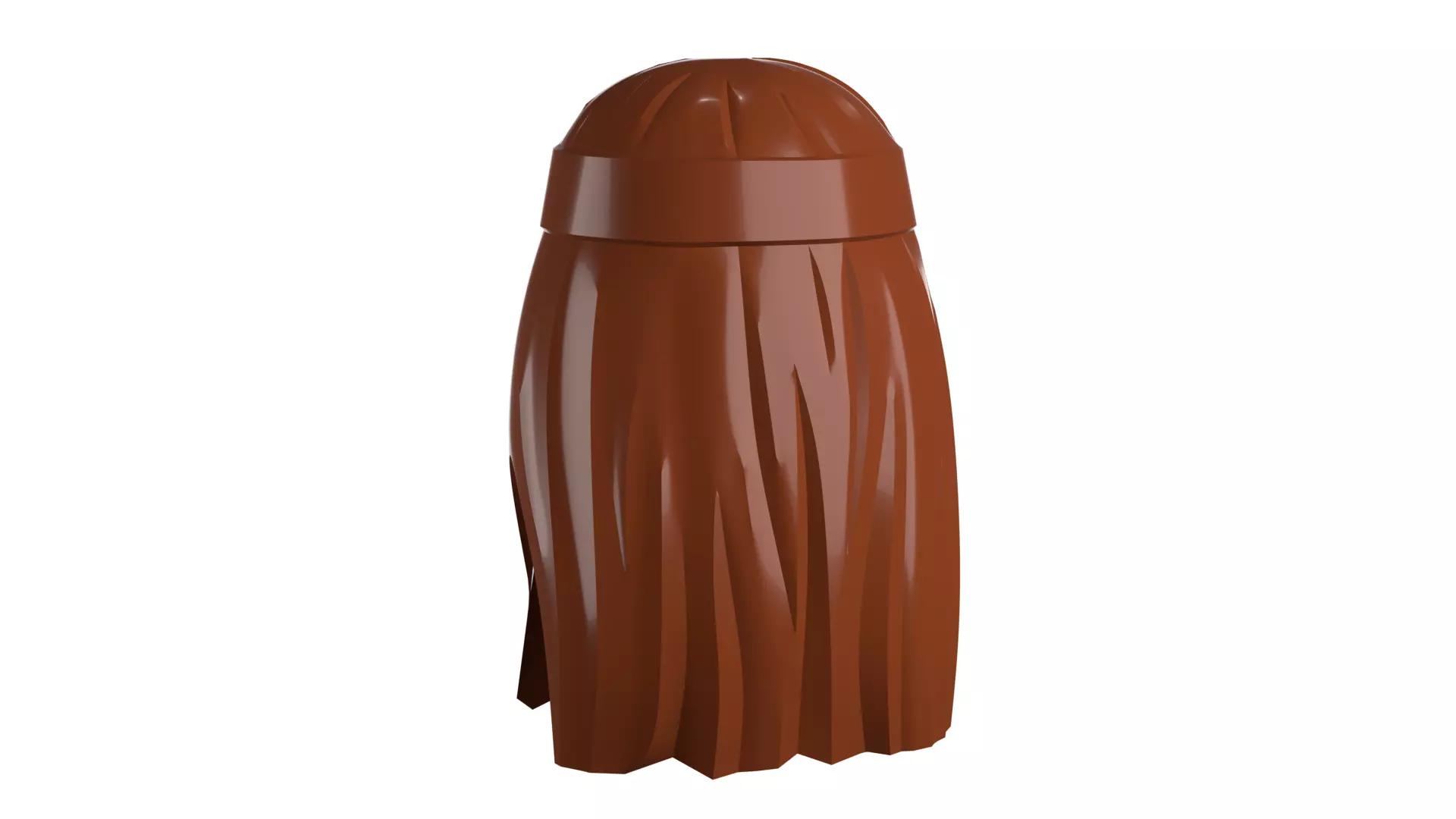 Custom3Dprint Minifigure Accessory - Minifigure Hair S2 - 018 3D print model_7