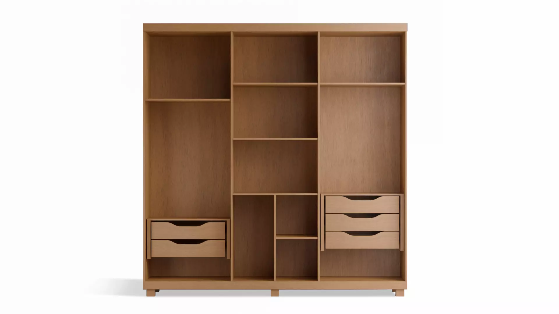 Modern Wardrobe - Jequetiba Collection 3D model_6