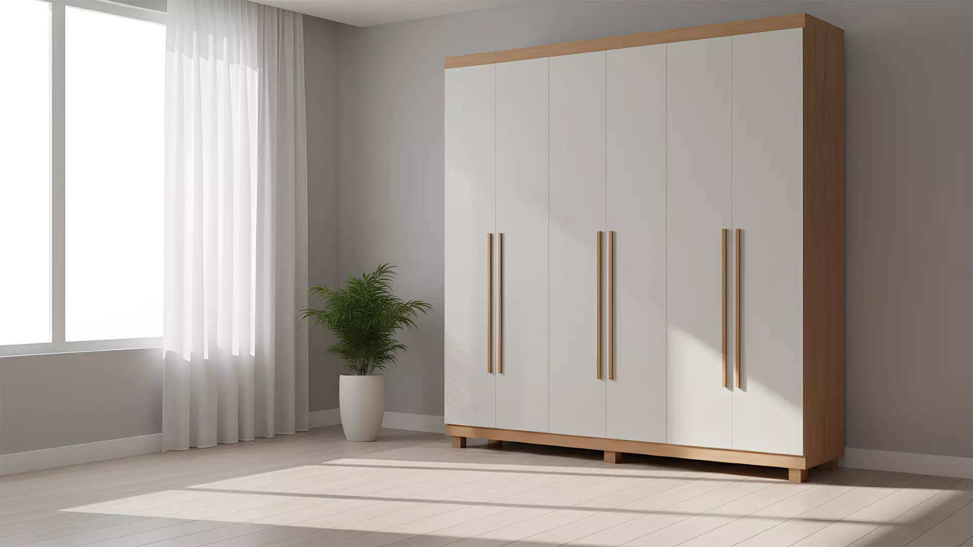 Modern Wardrobe - Jequetiba Collection 3D model_1