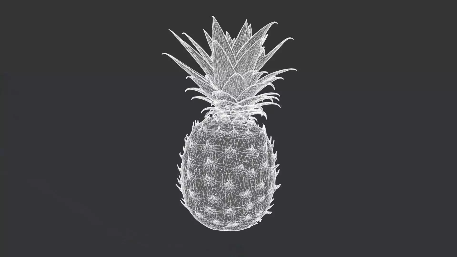 A Pineapple 3D model_3