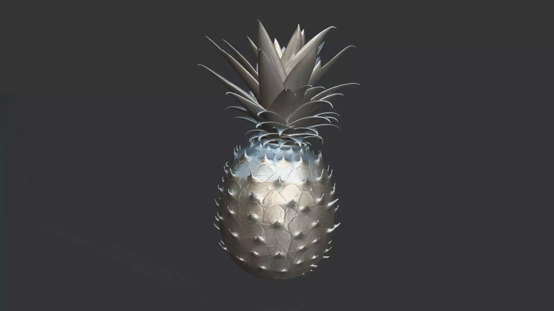 A Pineapple 3D model_2