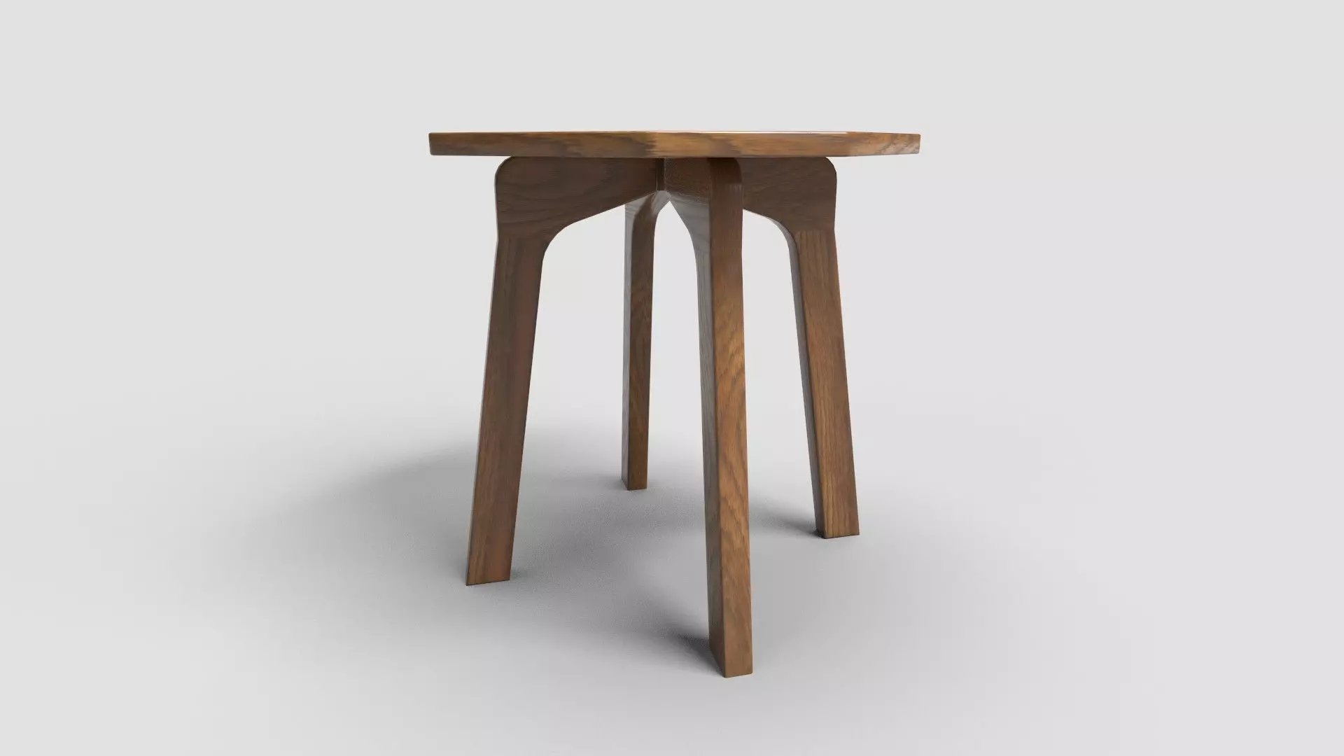 Octagon Table CG115 3D model_1