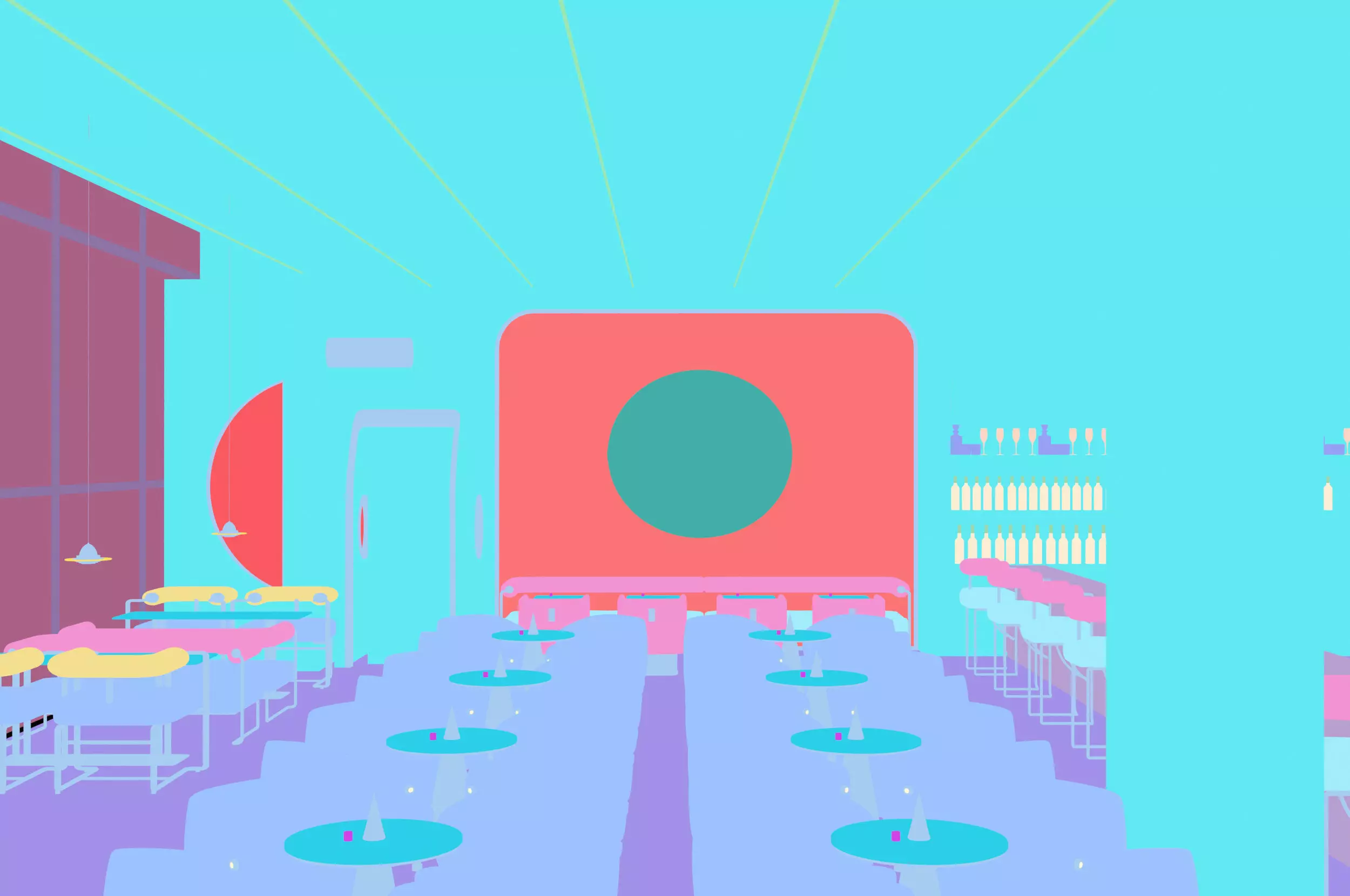 night bar interior 3D model_7