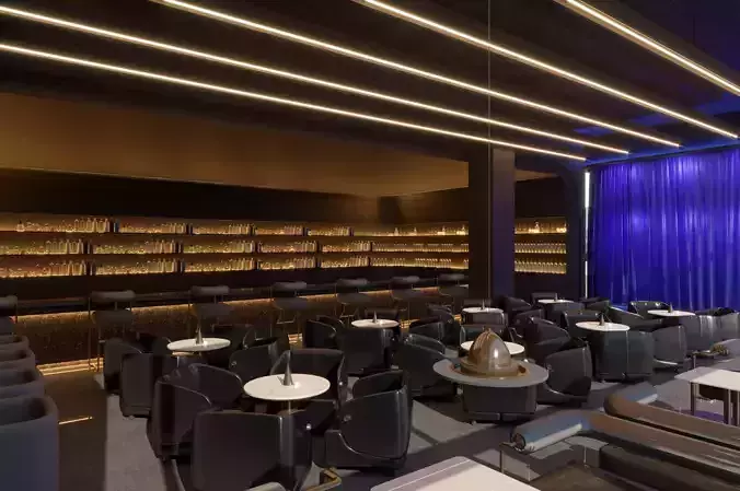 night bar interior