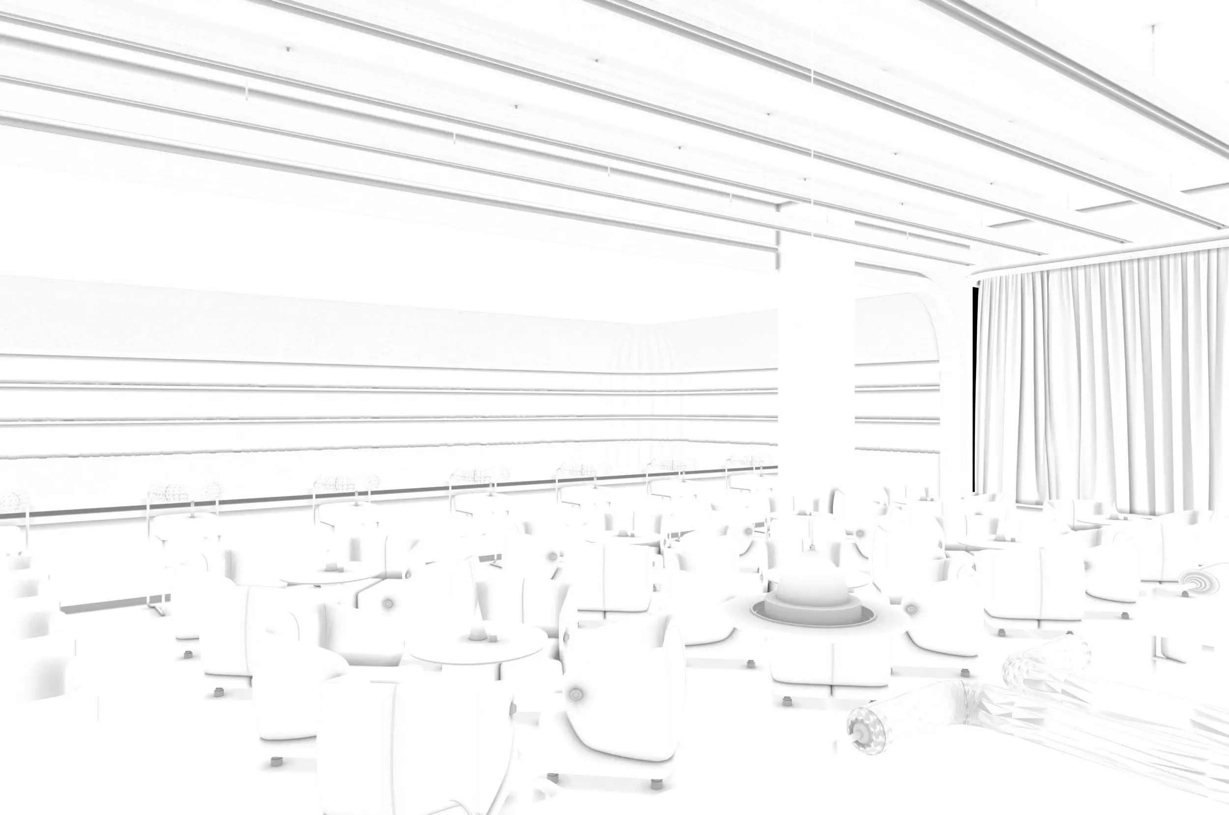 night bar interior 3D model_6