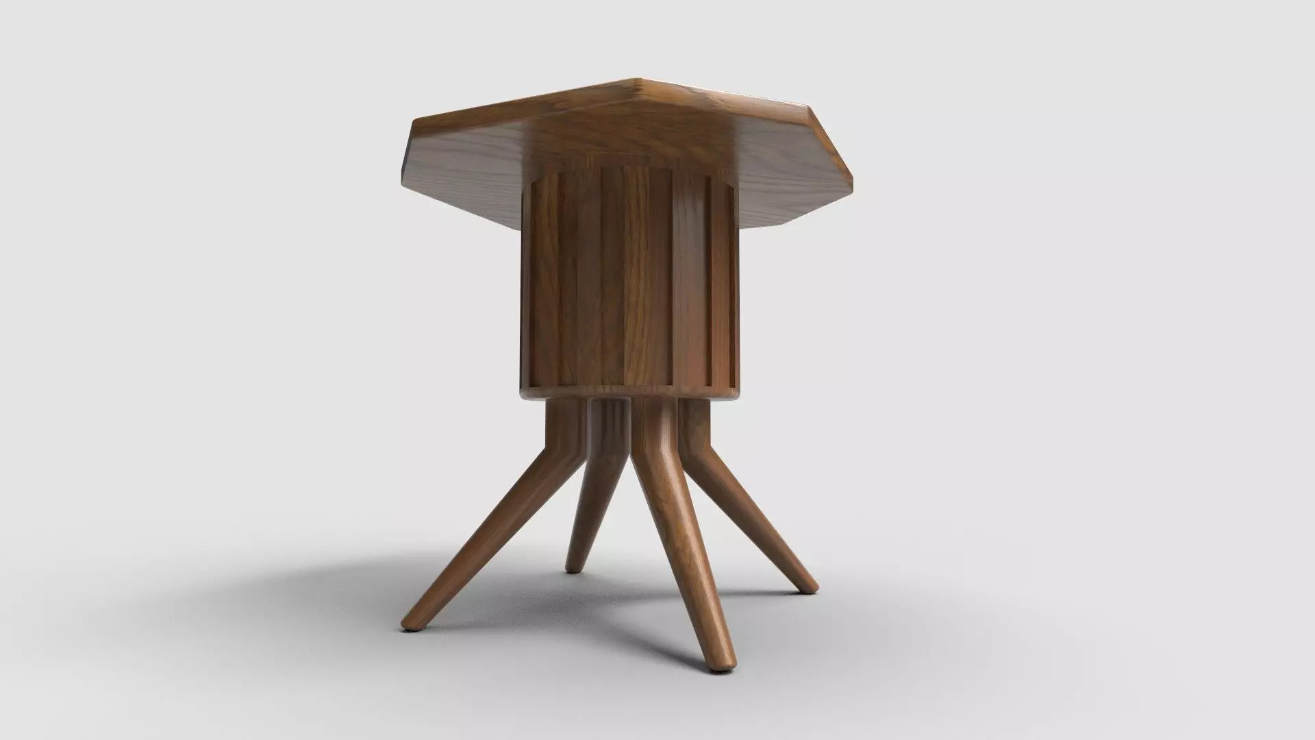 Octagon Table CG117 3D model_2