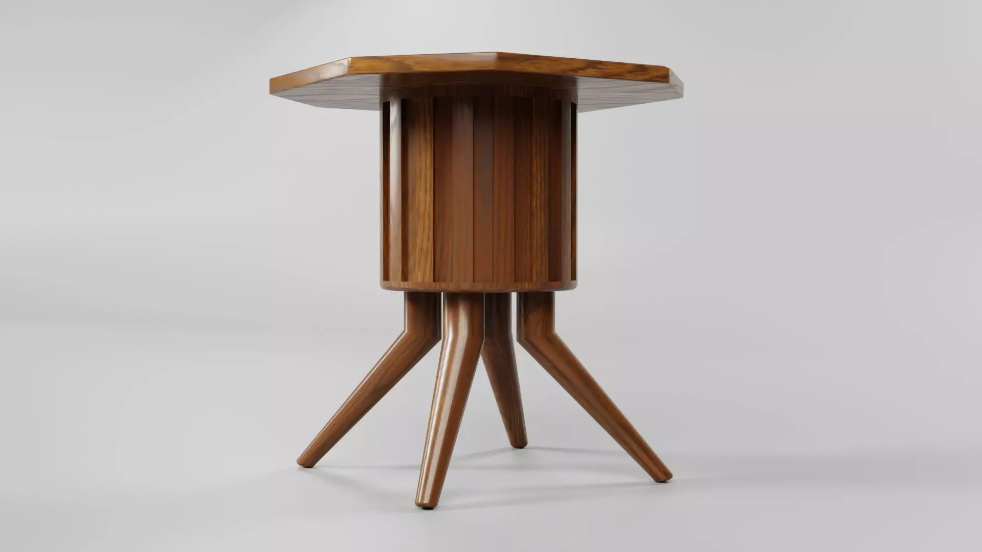 Octagon Table CG117 3D model_4