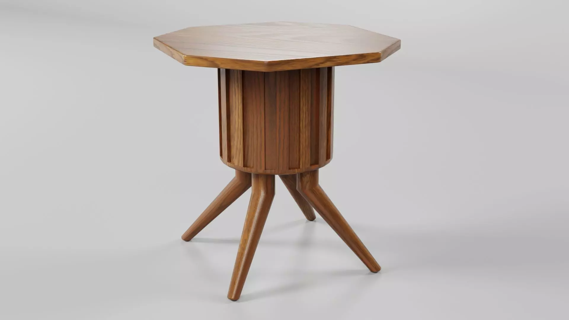 Octagon Table CG117 3D model_3