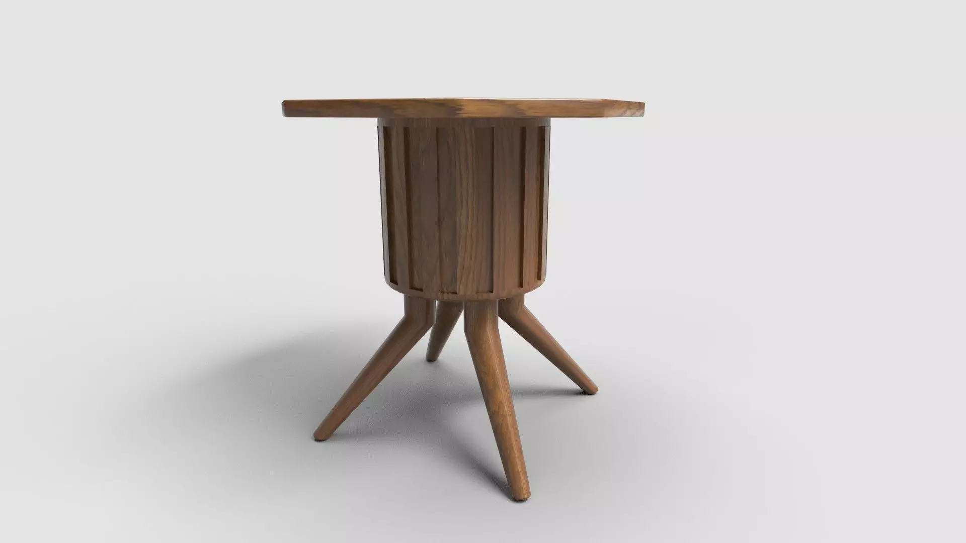 Octagon Table CG117 3D model_1