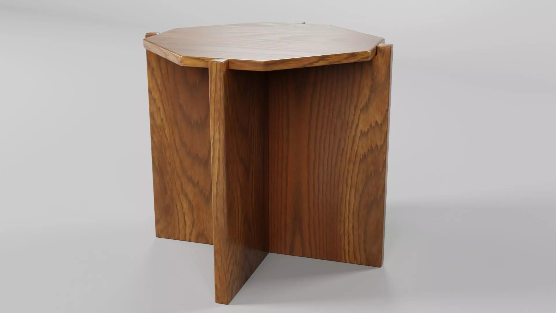 Octagon Table CG118 3D model_3