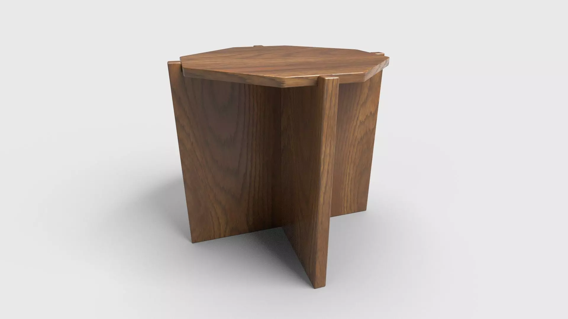 Octagon Table CG118 3D model_0