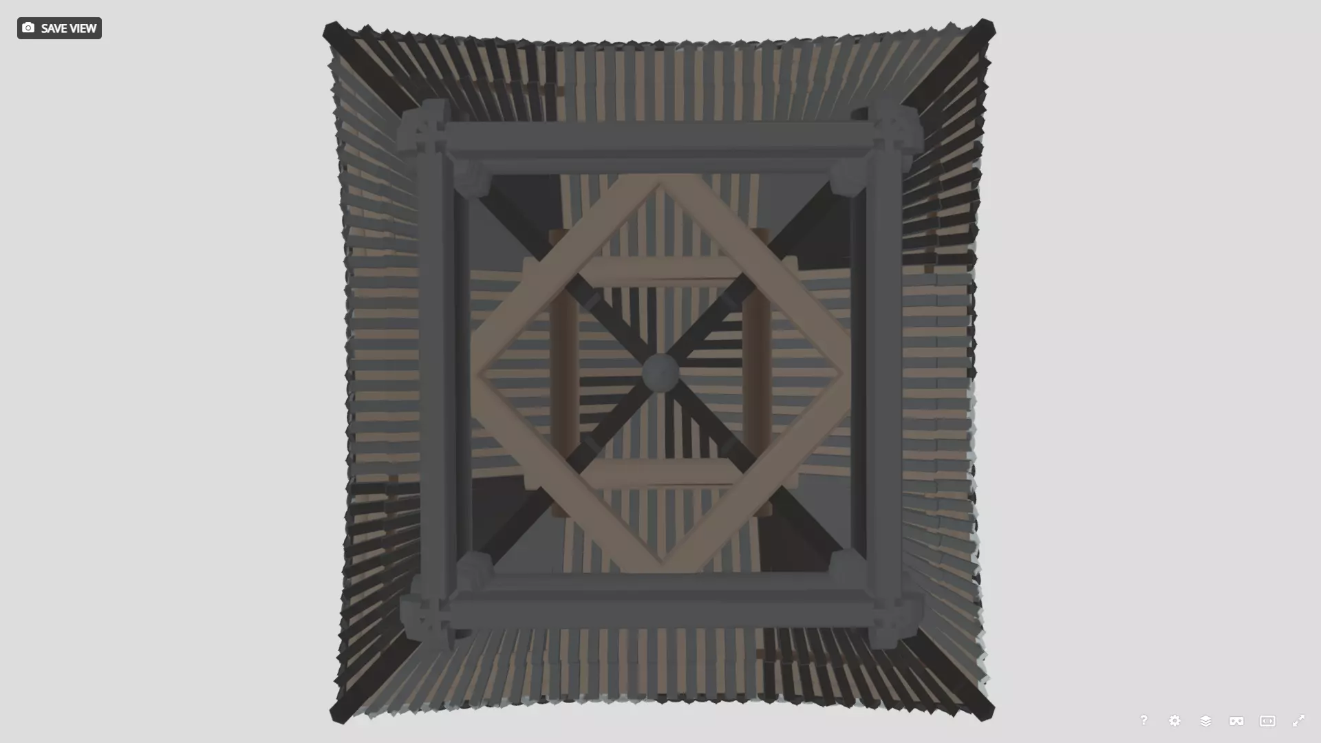 6 Exquisite Chinese-Style Roof Bundle Traditional Architectural 3D model_6