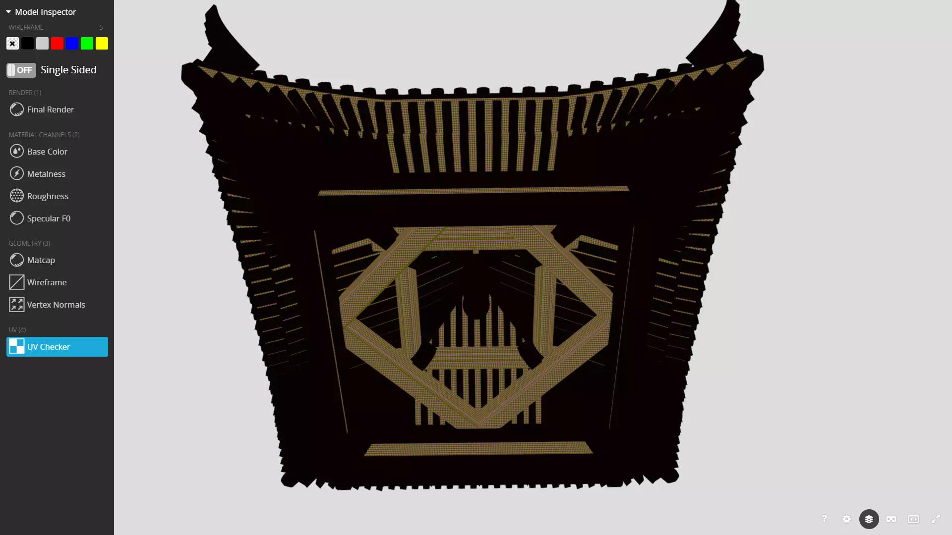 6 Exquisite Chinese-Style Roof Bundle Traditional Architectural 3D model_13