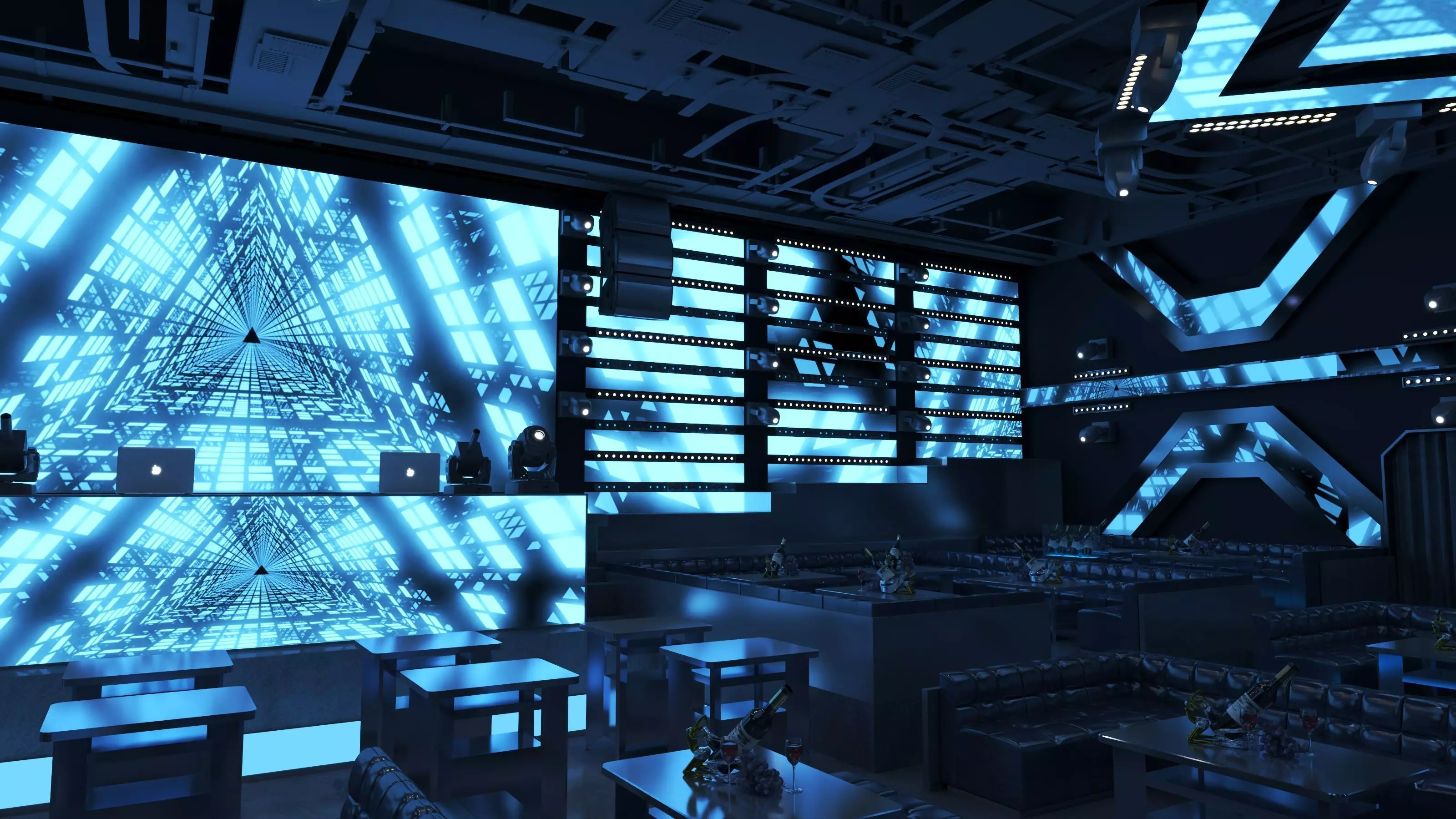 night bar 3D model_6