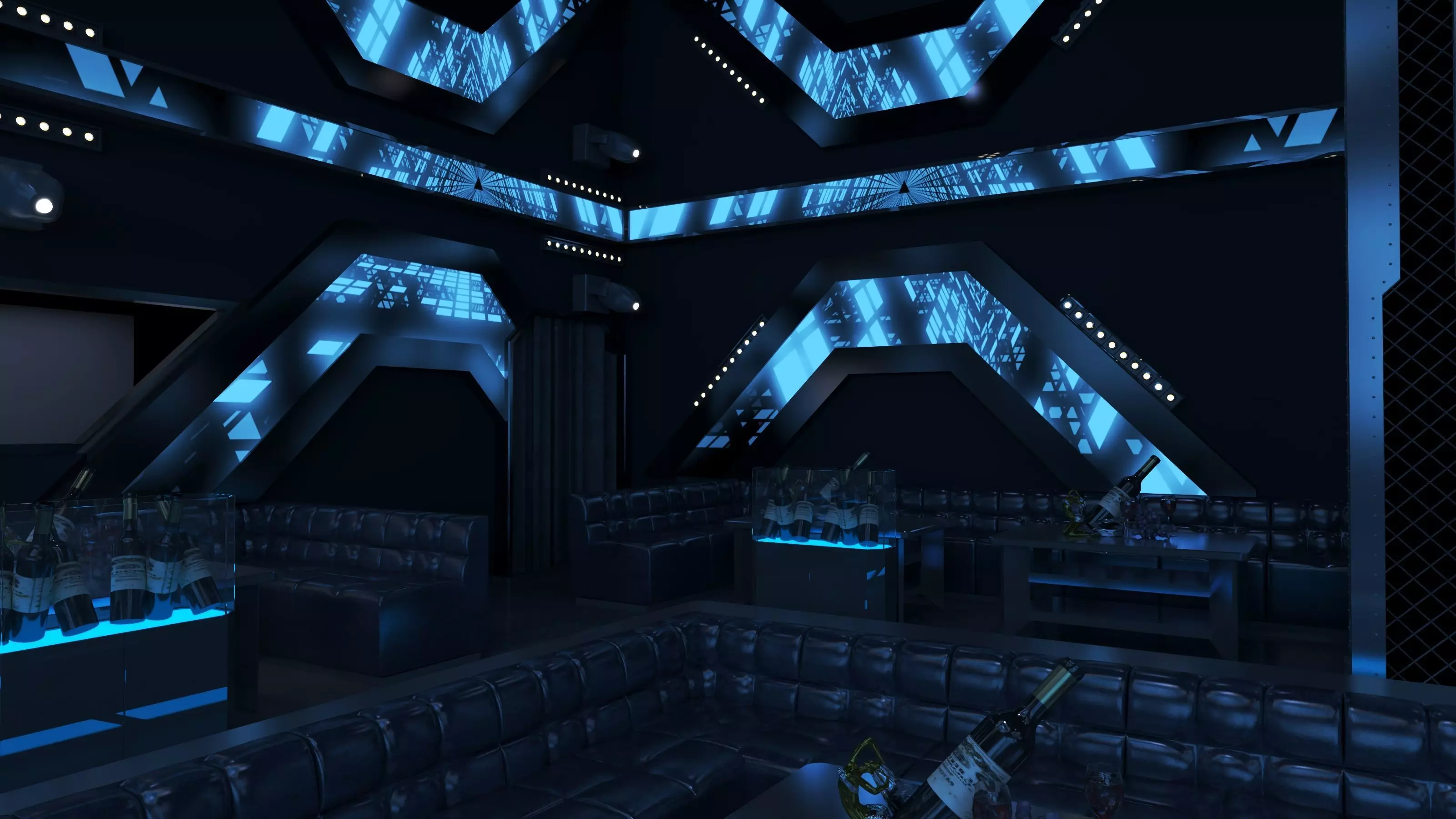 night bar 3D model_7