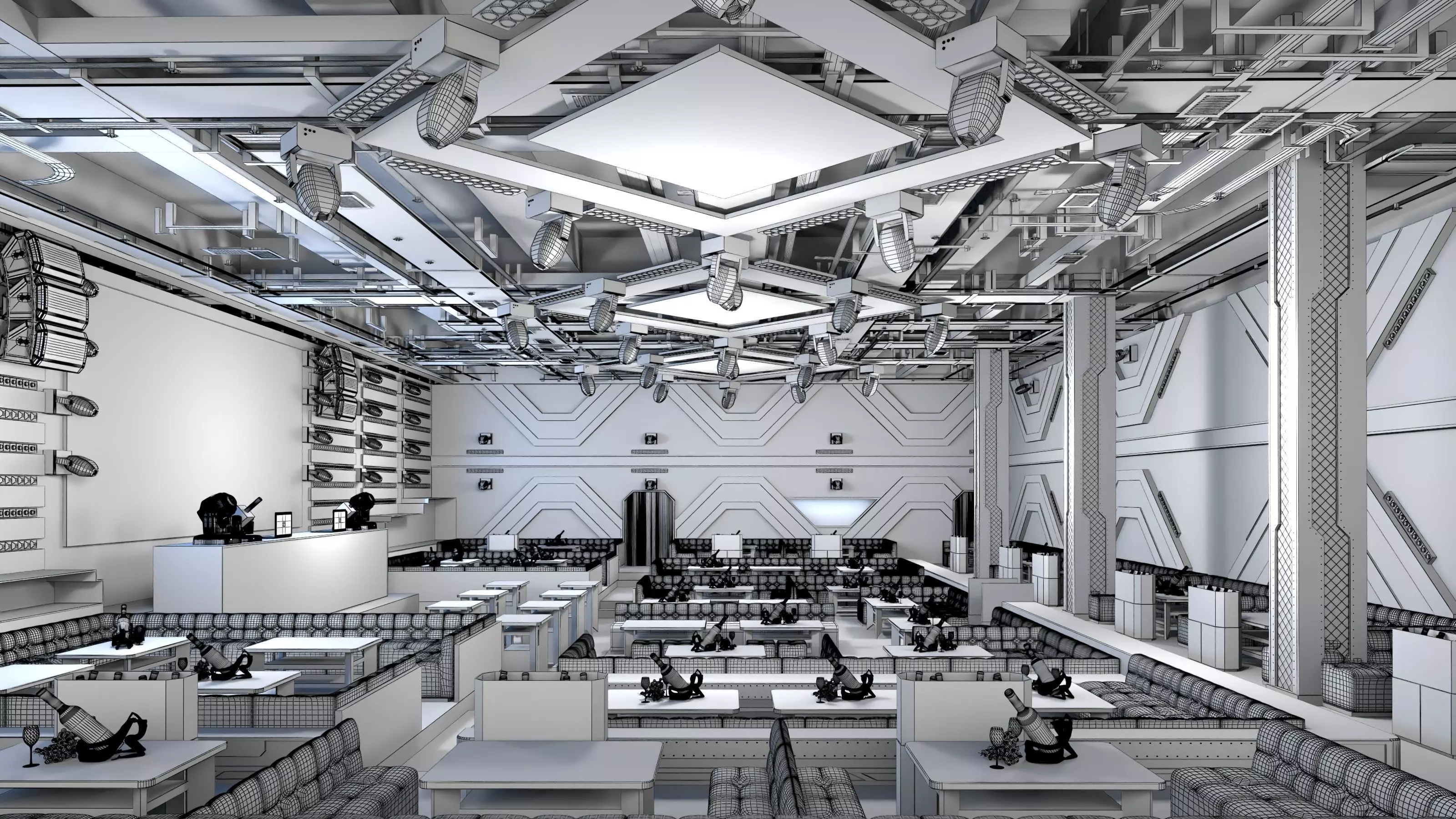 night bar 3D model_23