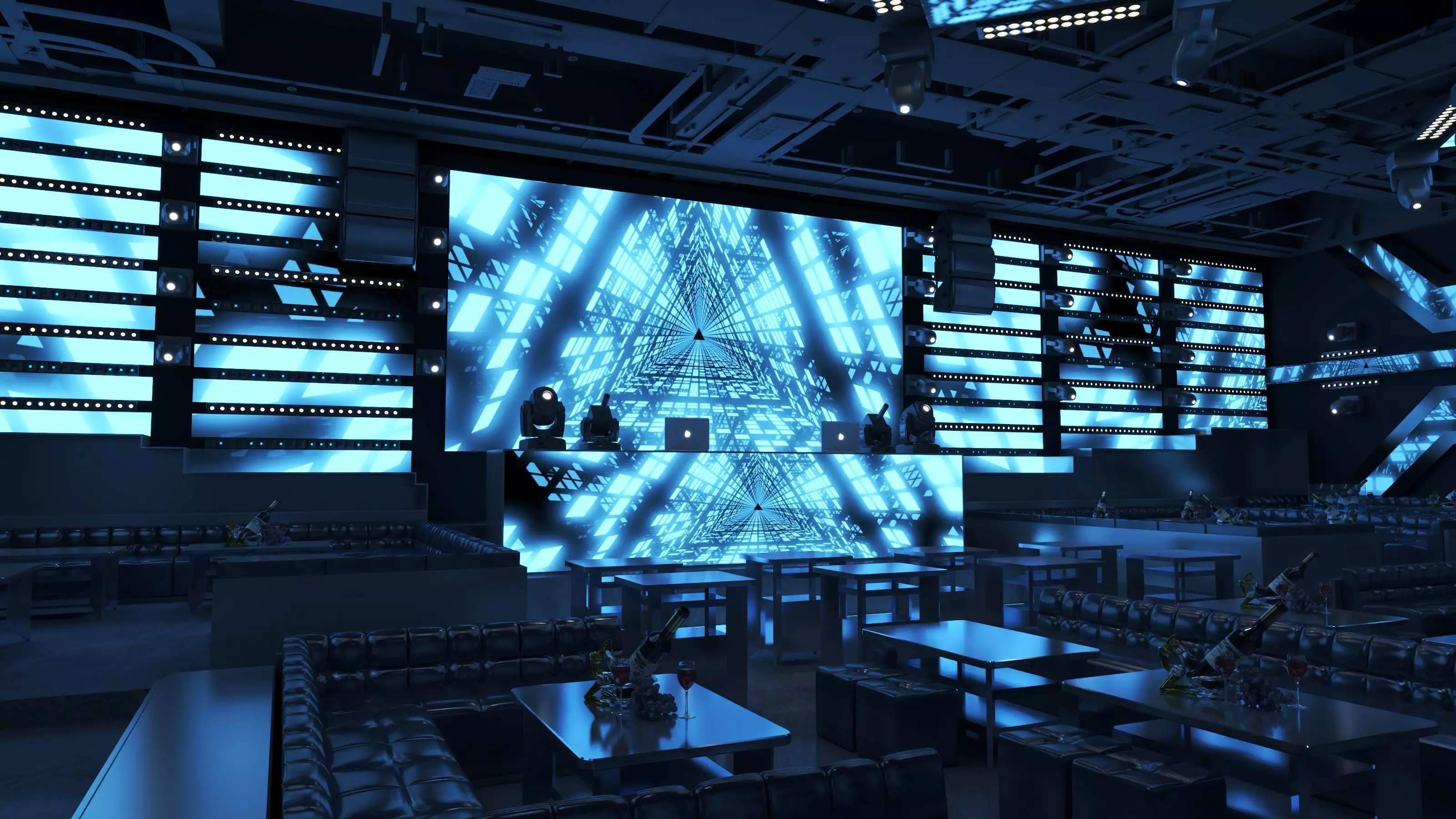 night bar 3D model_8
