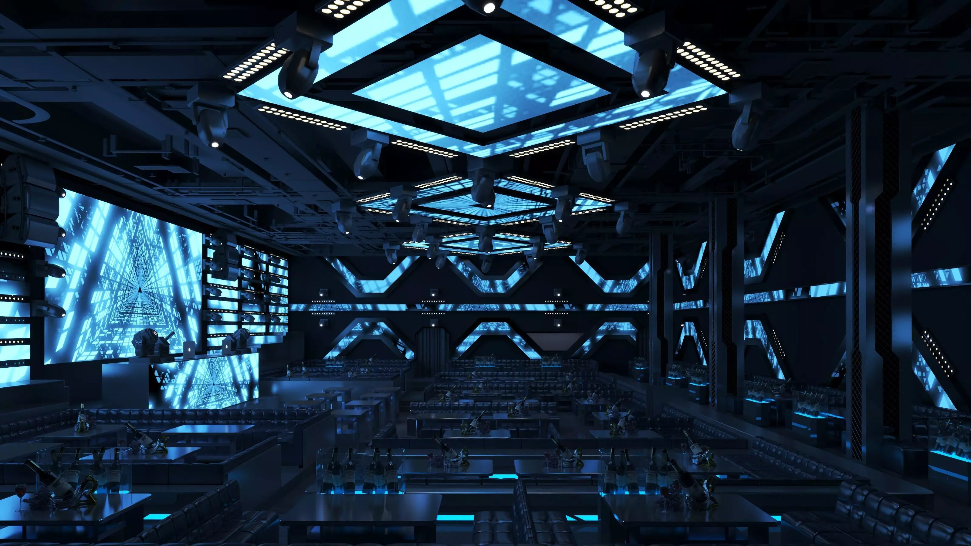 night bar 3D model_4