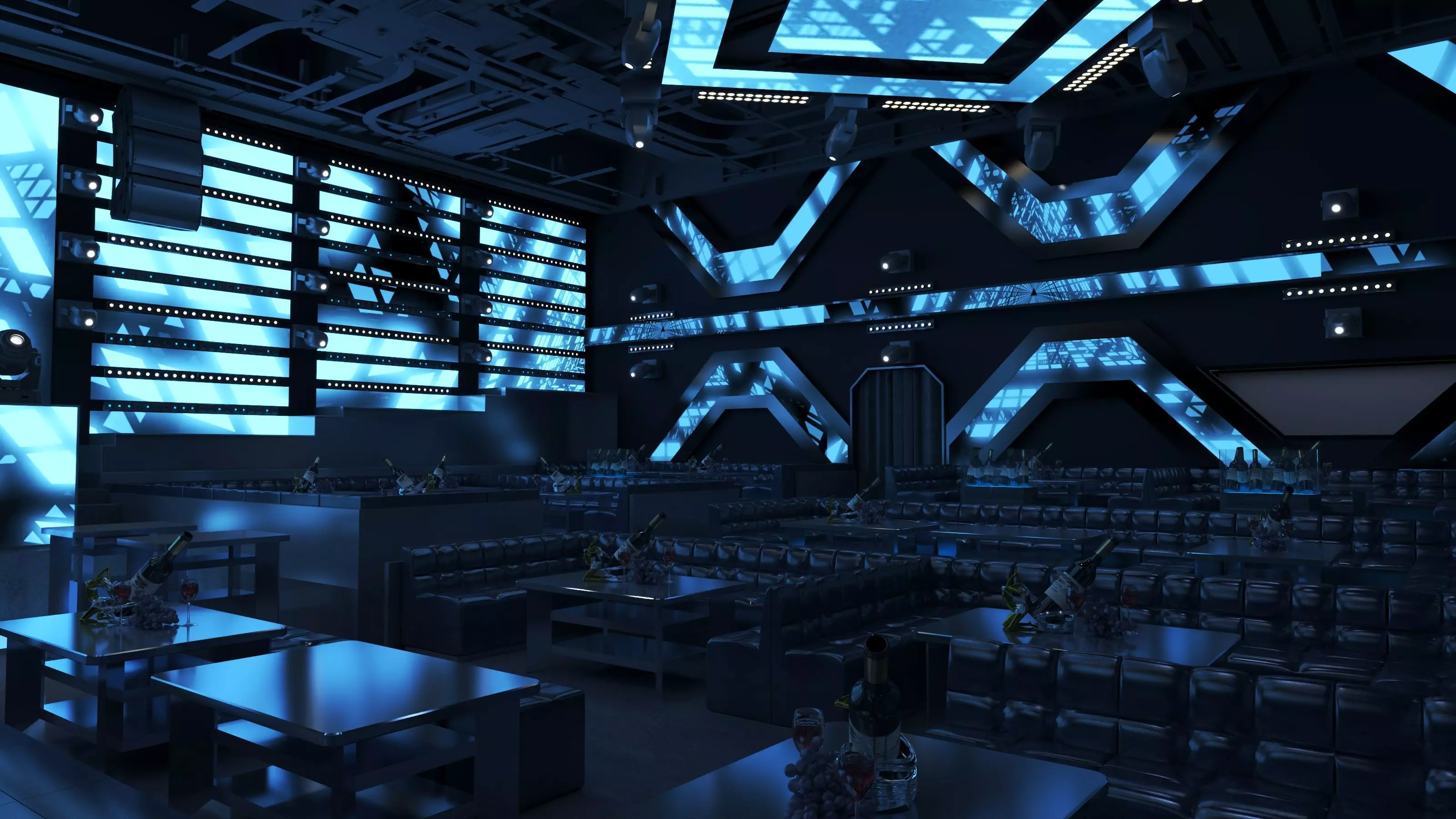 night bar 3D model_2