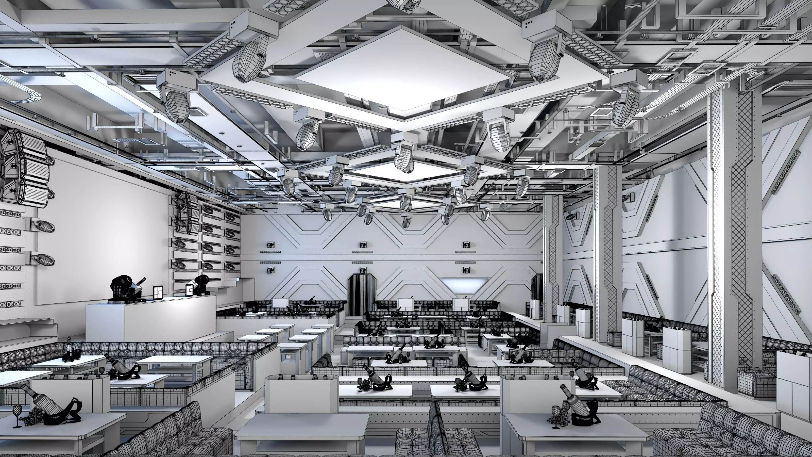 night bar 3D model_15