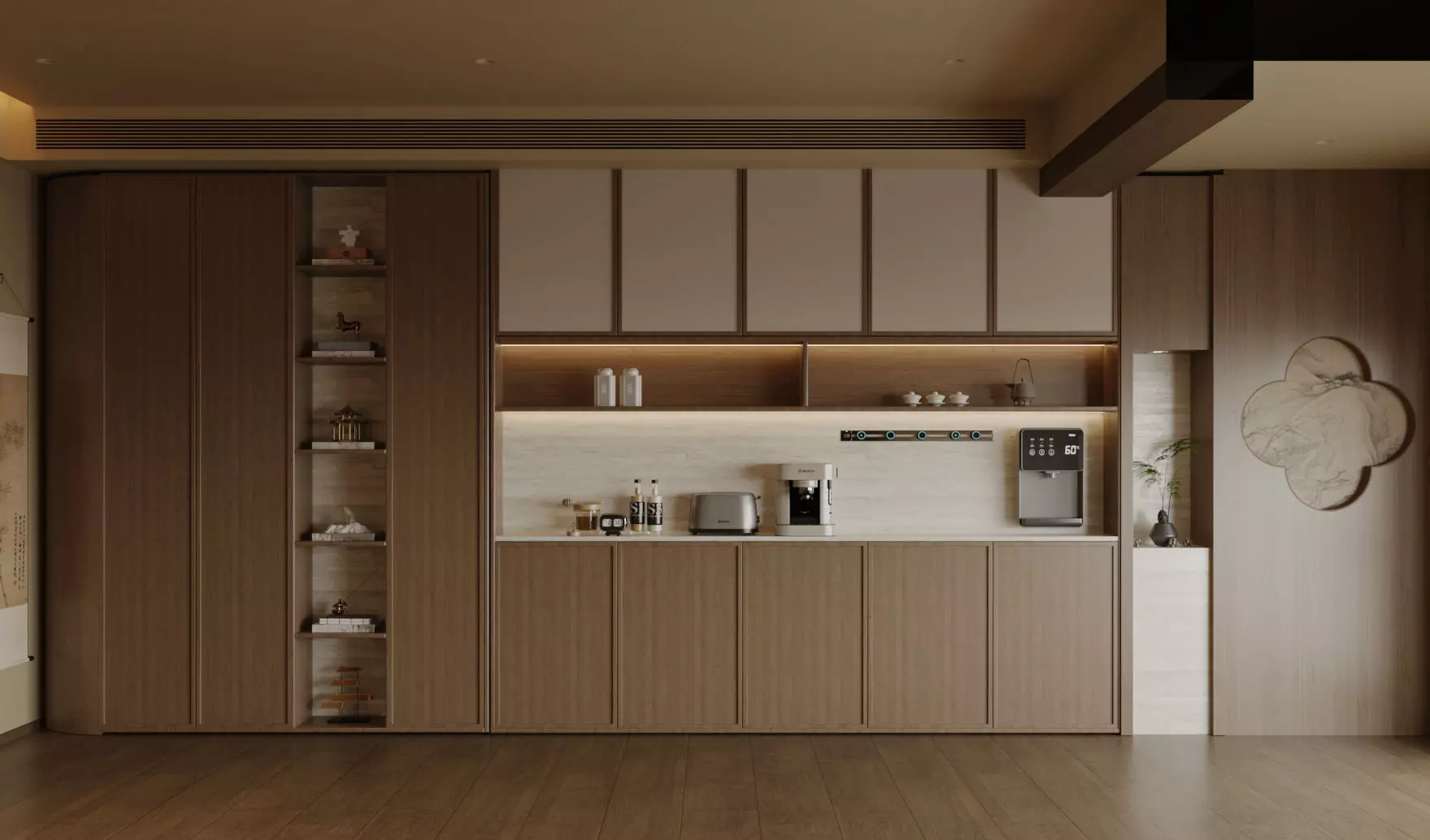 Chinese Song - style living and dining room 3D model_3