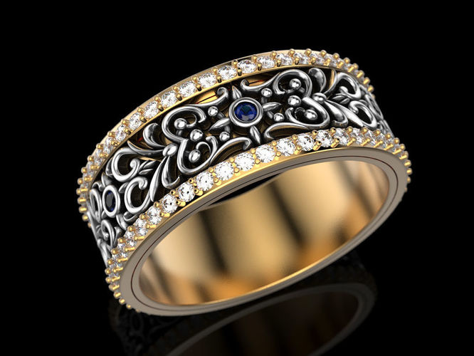 Wedding Ring 3D print model