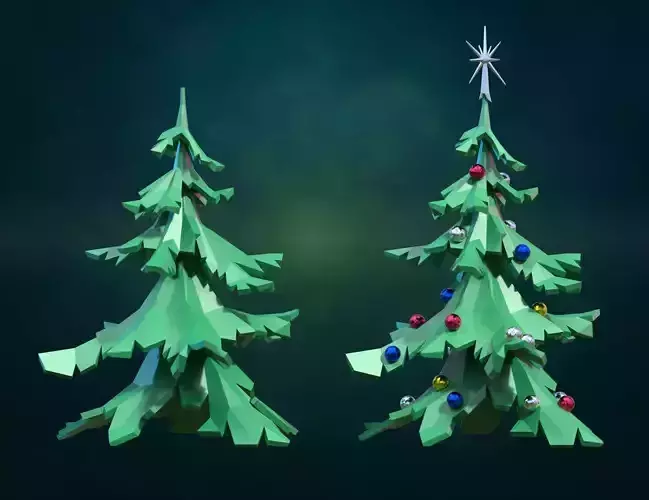 Christmas Fir Tree LP 3D print model