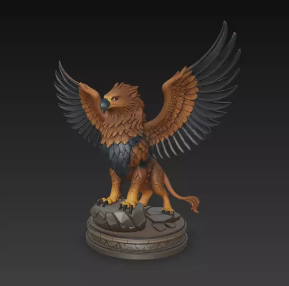 6 Pack Collectable Epic Griffins 3D print model_3