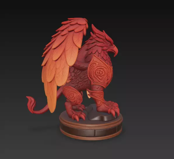 6 Pack Collectable Epic Griffins 3D print model_22
