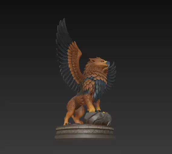 6 Pack Collectable Epic Griffins 3D print model_7