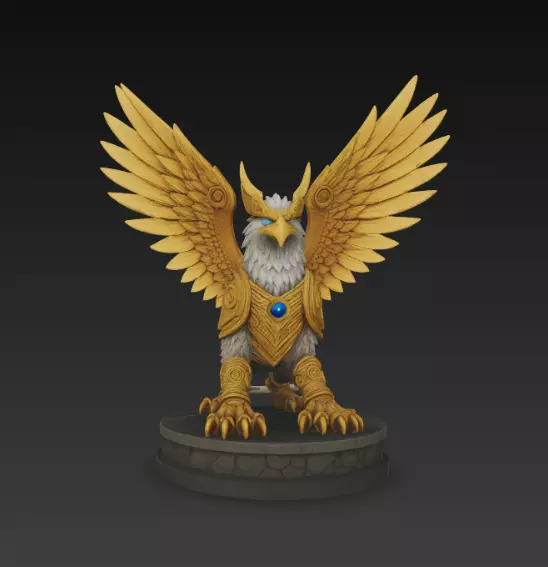 6 Pack Collectable Epic Griffins 3D print model_4
