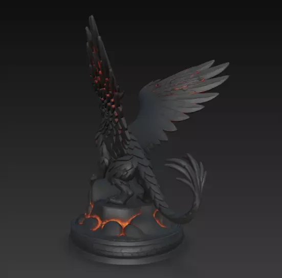 6 Pack Collectable Epic Griffins 3D print model_12